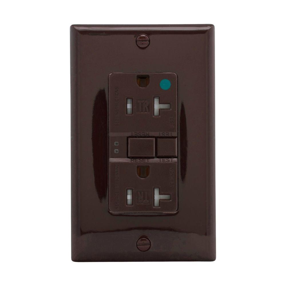 GFCI HG TR ST Duplex 20A 125V BR NAFTA