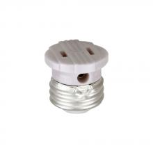Eaton Wiring Devices 758W-BOX - Adaptor Med Socket to 2P2W Pol Outlet WH
