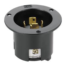 Eaton Wiring Devices AH3436N - Flanged Out 30A 120/208V 3PH 4P4W H/L BW