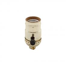 Eaton Wiring Devices BP925ABD - Lampholder Med Base 3-Way Turn Knob ABD