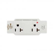 Eaton Wiring Devices IG1210W - TVSS Recp IG Dup 20A 125V SurgeBloc WH