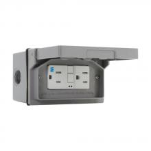 Eaton Wiring Devices S646TWRS-GY - STGFCI HORIZ KIT, 15A-125V TR GY