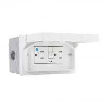Eaton Wiring Devices S646TWRS-W - STGFCI HORIZ KIT, 15A-125V TR WH