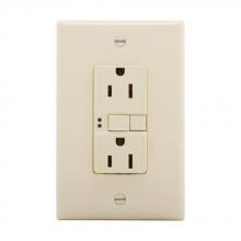 Eaton Wiring Devices SGF15A-M - GFCI ST Duplex 15A 125V Mid Wlplt AL