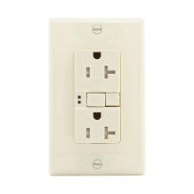 Eaton Wiring Devices TRSGF20A - GFCI TR Self Test Duplex 20A 125V AL