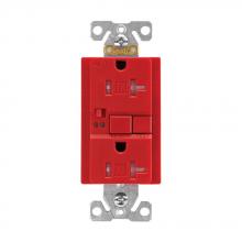 Eaton Wiring Devices TRSGFA20RD - GFCI Audible TR ST Duplex 20A 125V RD
