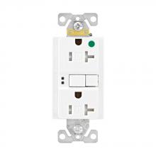 Eaton Wiring Devices TRSGFH20W - GFCI TR HG Self Test Duplex 20A 125V WH