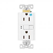 Eaton Wiring Devices WRSGF15W - GFCI WR ST Duplex 15A 125V WH