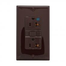 Eaton Wiring Devices WRSGF20B - GFCI WR ST Duplex 20A 125V BR