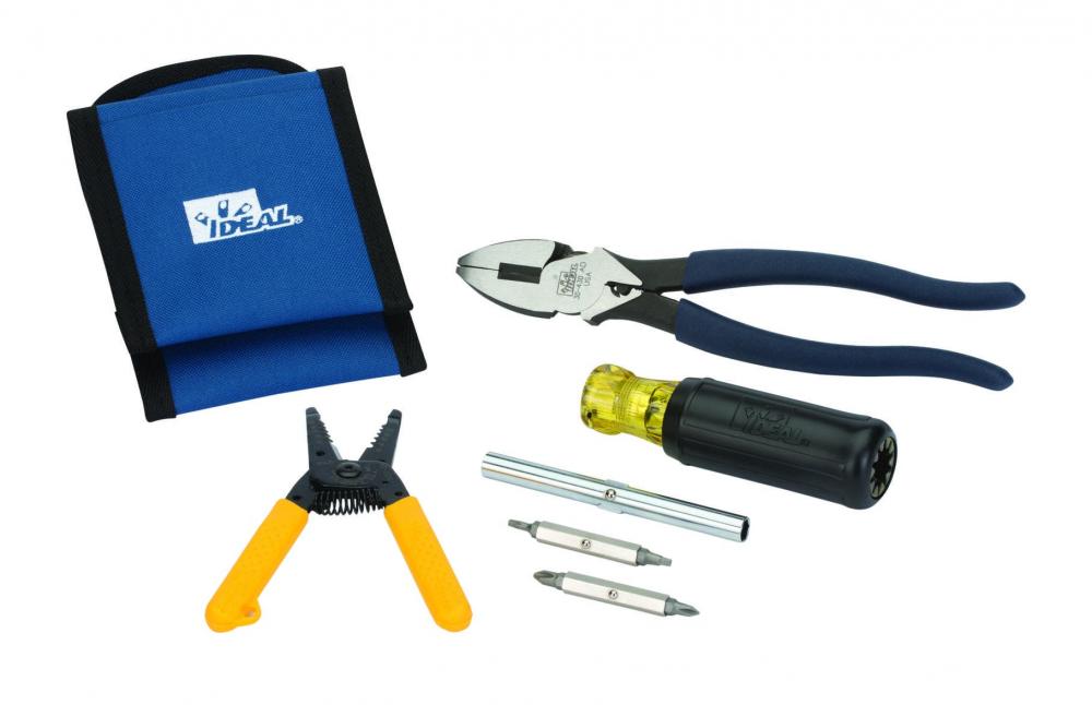 Tool Kit,Ideal,Electrician&#39;s,Consist Of 3: 3