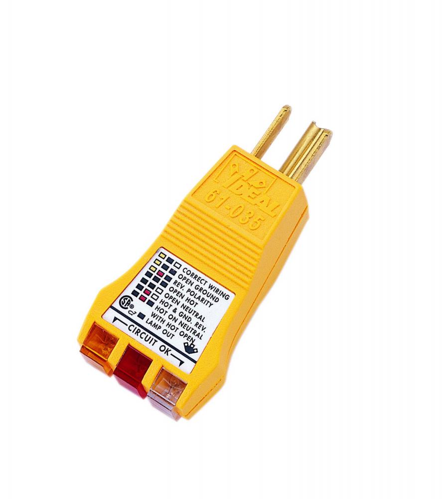 Circuit Tester,Ideal,E-Z Check,C/US UL Listed