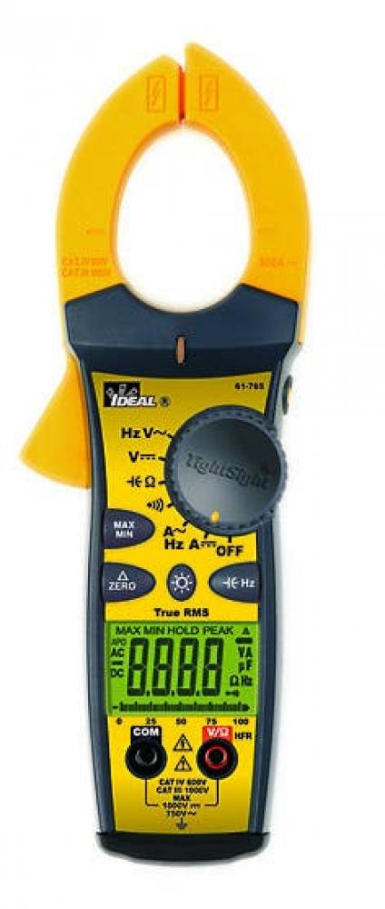 Clamp Meter,Ideal,TightSight,760 Series With TRM