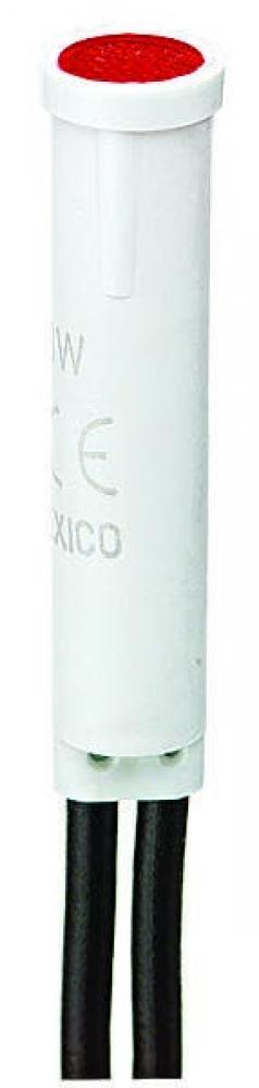 IND LIGHT,MINI,AMB,125V,FLUSH