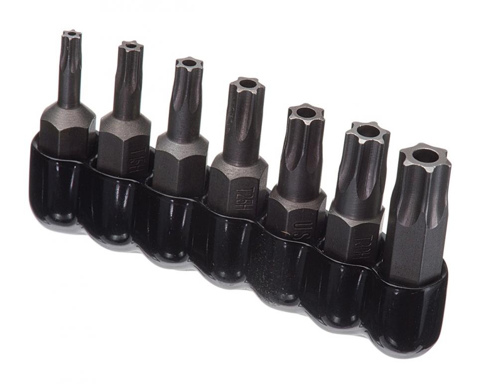7 PC.TAMPERPROOF TORX W HOLDER