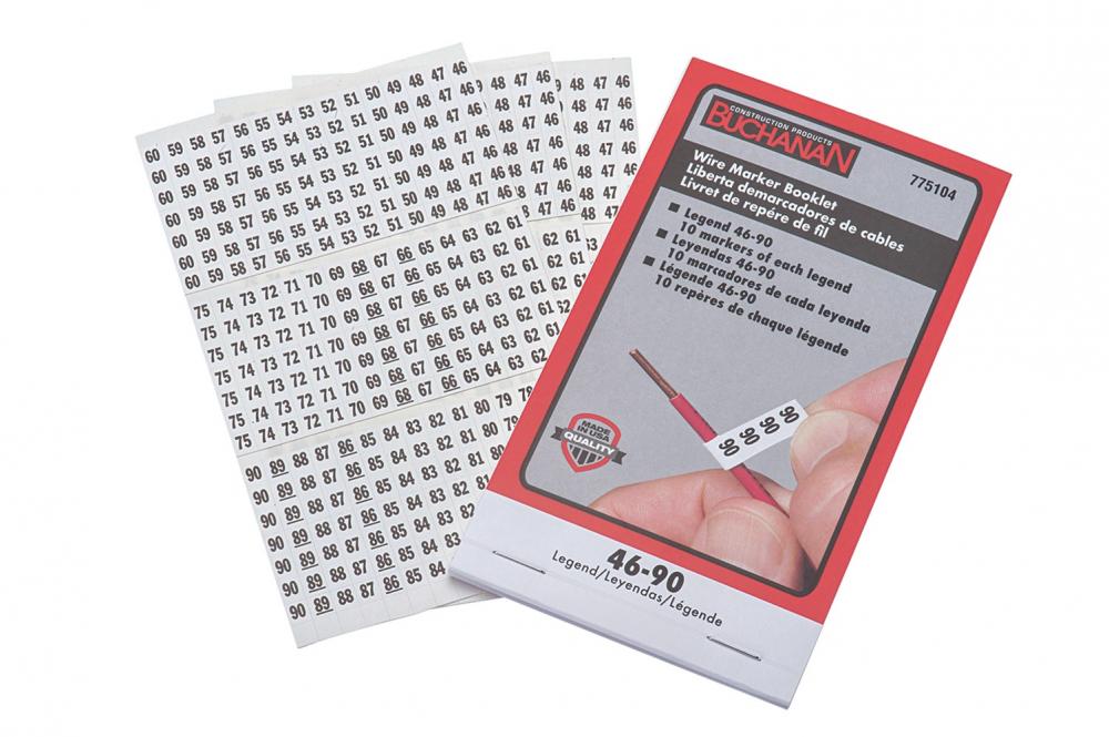 WIRE MARKER BOOKLET, 46-90