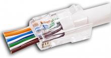 Ideal Industries 85-385 - CAT6A/6 Large Diameter Feed-Thru Mod Plug 50/Car