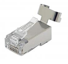 Ideal Industries 85-363 - Shielded Feed-Thru CAT6A/6/5e Modular Plugs, 10/