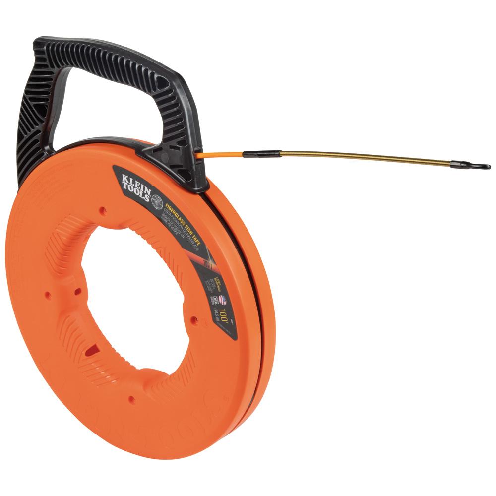 100&#39; Fiberglass Fish Tape w/ Leader