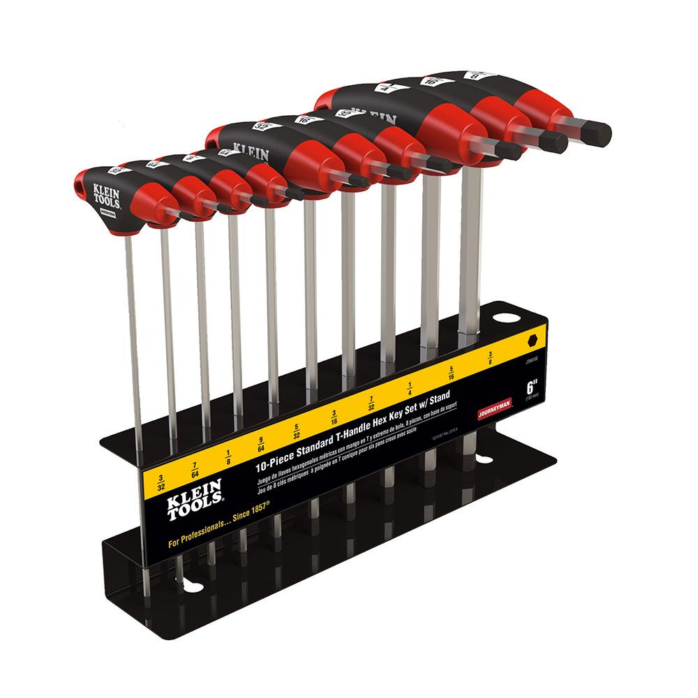 6&#34; SAE T-Handle Set 10 Pc