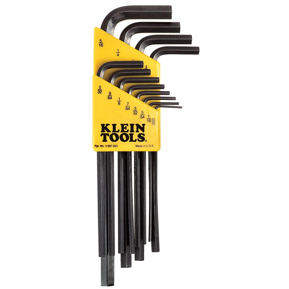 L-Style Hex Key Caddy, Inch, 12 Pc