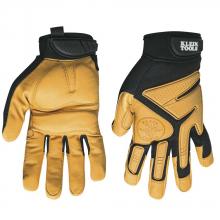 Klein Tools 40220 - Journeyman Leather Gloves, Size M