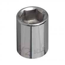 Klein Tools 65702 - 1/2" Std 6-Pt. Socket, 3/8" Drive