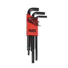 Klein Tools BLMK10 - L Ball End Hex Key Set Metric 9 Pc