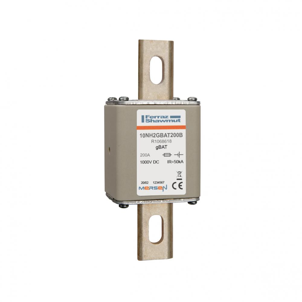 Fuse-link gBAT 1000VDC NH2 200A DIN Type Blades