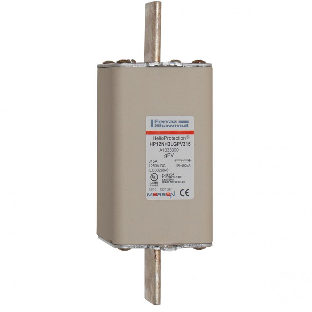 PV Fuse gPV 1250VDC IEC 1250VDC UL 3L 315A Plain