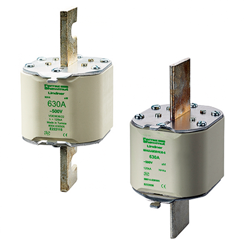 Fuse-link NH4a aM 500VAC 500A live tags Top indi