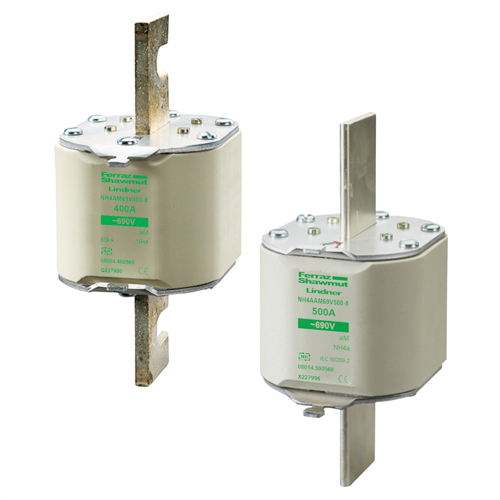 Fuse-link NH4 aM 690VAC 800A live tags Top indic