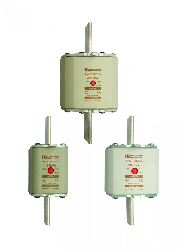 Fuse-link NH4a gTr 400VAC 455A 315KVA live tags