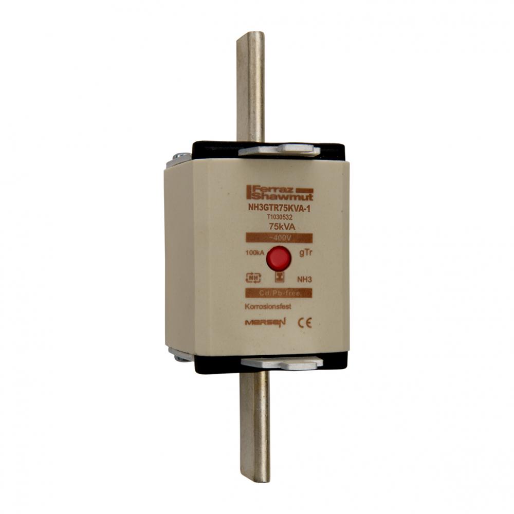 Fuse-link NH3 gTr 400VAC 108A 75KVA isolated tag