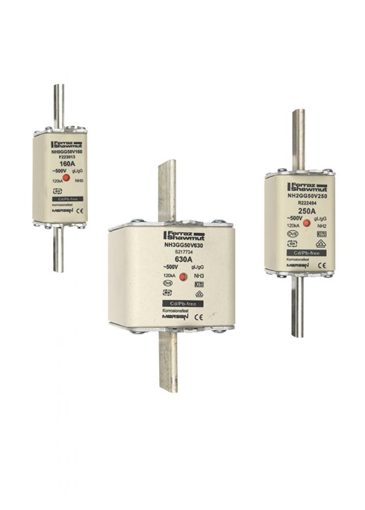 Fuse-link NH3 gG 500VAC 125A live tags Double in