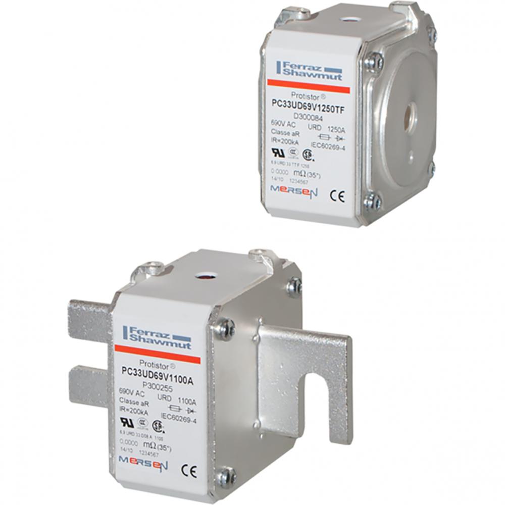 High-Speed Fuse 33 aR 690VAC 1400A Striker Plain