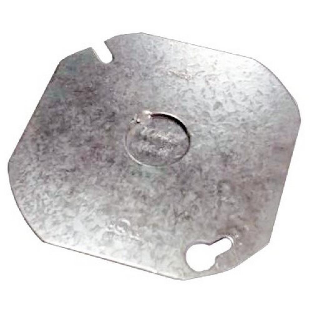 4&#34; Octagon Steel Outlet Box Cover witHKO