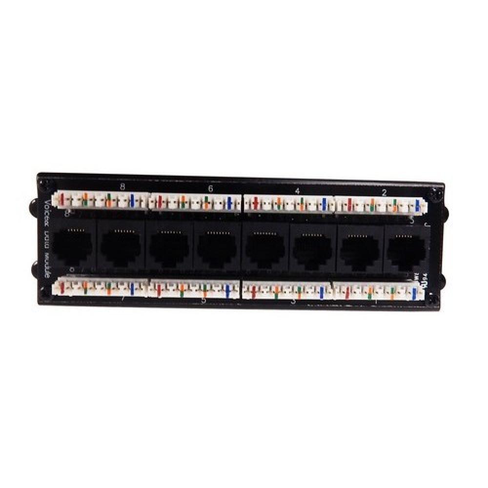 8 Port Cat5E Voice/Data Module