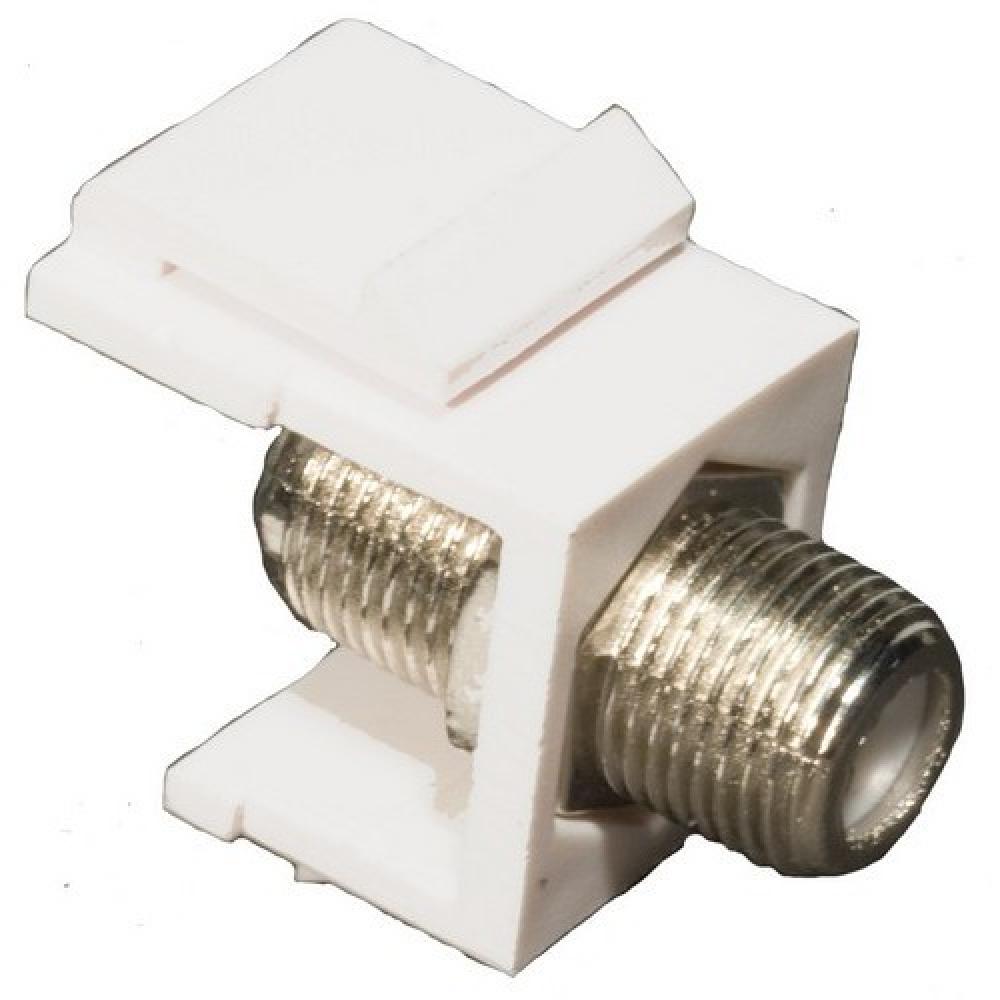 F CATV Modular Inserts White
