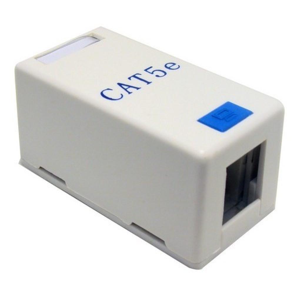 Surface Mt Box Keyst1 Jack Sgl Gang Wht