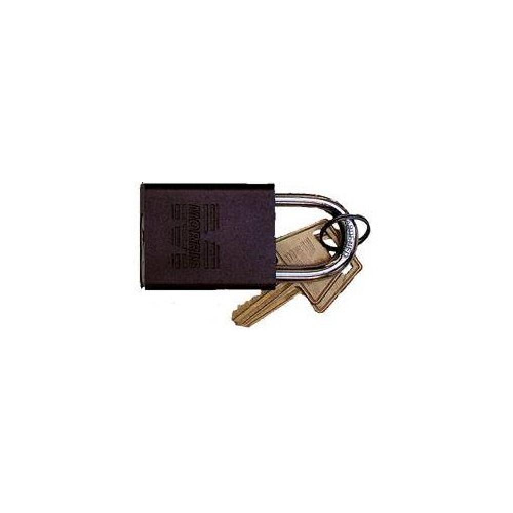 Brown Padlock Keyed Different