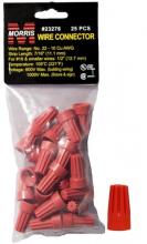 Morris 23276 - Screw-On Wre Cons P6 Red Hngng Bg 25 Pck