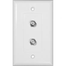 Morris 85121 - 1 Piece Decorator Dul F Con WallPlat Wht