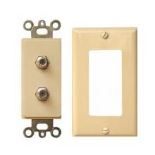 Morris 85220 - 2Piece Deco Dul F Con WallPlat Ivory
