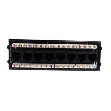 Morris 87114 - 8 Port Cat5E Voice/Data Module