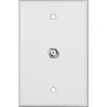 Morris 87511 - Midsize Sgl F Conn Wallplate White