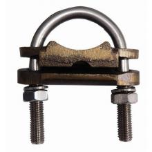 Morris 91748 - CU Gnd Clmp UBlt 1Cndtr 3" Ppe #4 250MCM
