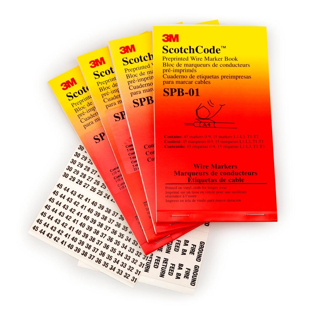 SPB-09 S/CODE W/MARKER BOOK (45 EA: 1,2,