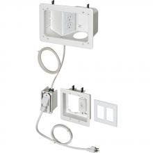 Arlington TVB712BKGC - WHITE TV BOX-ANGLED W/