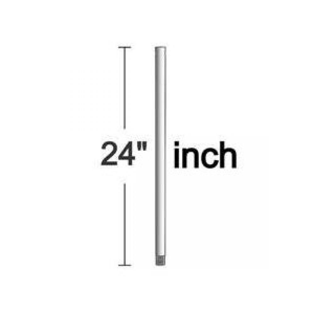 24&#34; Down Rod in Brushed Aluminum