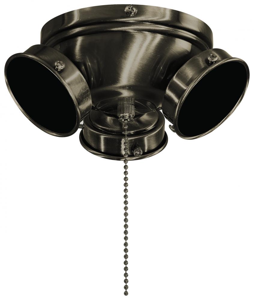 UNIVERSAL 7 1/4&#34; LED LIGHT KIT IN BURNISHED NICKEL